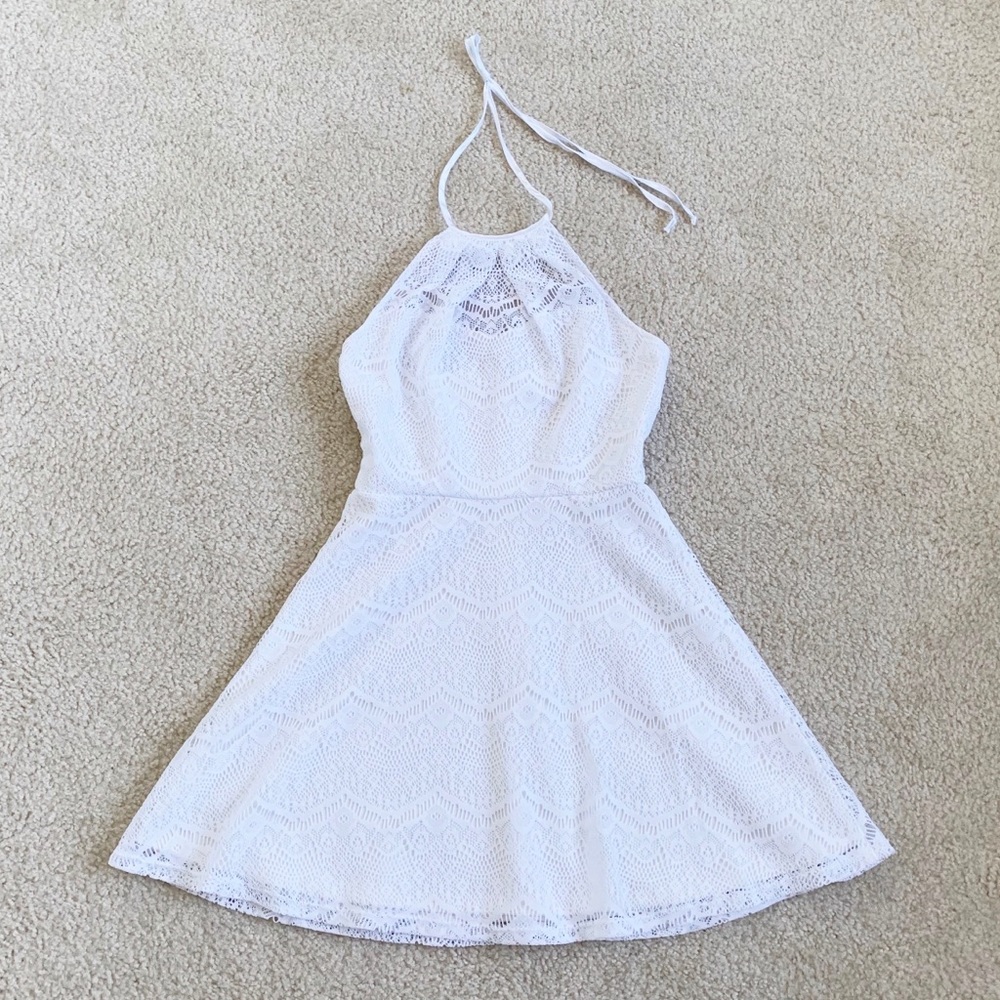Teeze me halter dress lacy size 1